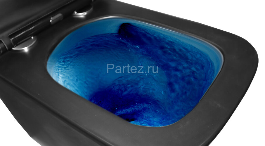 Унитаз подвесной Azario Teramo 490х345х355 (квадратный) безободковый с системой антивсплеск (Торнадо