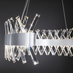 Подвесная люстра Bogate's 432/1 серебро