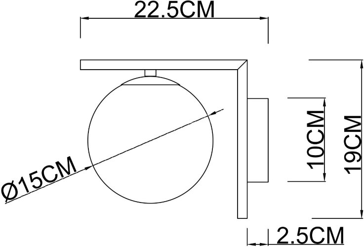 Бра Arte Lamp A1924AP-1CC
