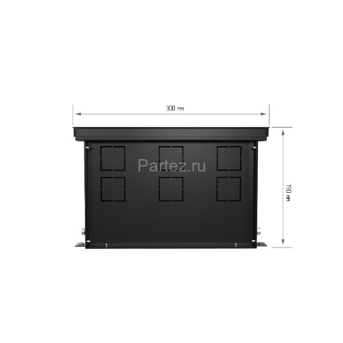 Конвектор внутрипольный Royal Thermo ATRIUM-190/300/2800-DG-U-DB