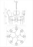 Подвесная люстра Moderli V10030-8P