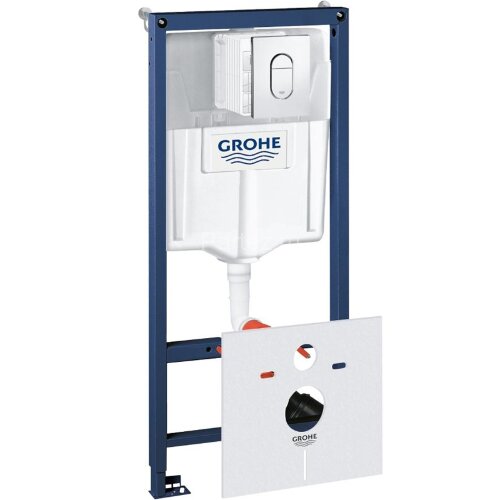 Инсталляция Grohe Rapid SL для унитаза с клавишей смыва Хром (38929000)