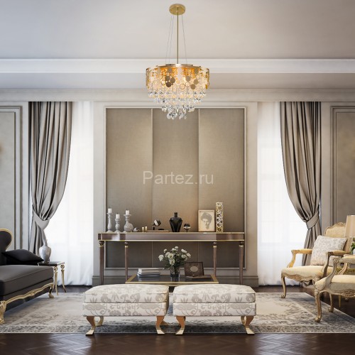 Подвесная люстра Eurosvet 10123/8 золото