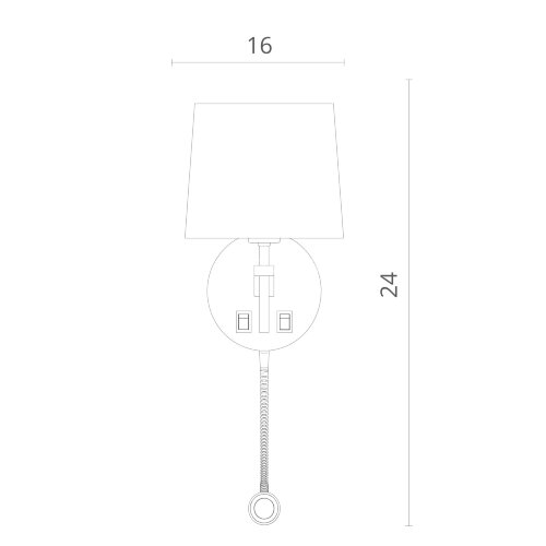 Бра Divinare 1341/02 AP-2