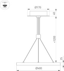 Подвесной светильник Arlight 046210
