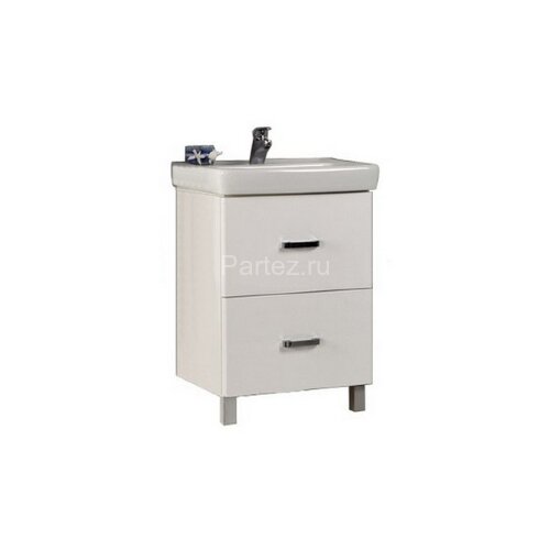 Тумба под раковину AQUATON Америна 60 Н, белая (1A169201AM010)