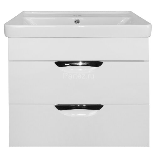 Комплект тумба Стиль- 60/2 "Соло" 600х580х480 подвесная с раковиной Monte 60 с доводчиками (CS000705