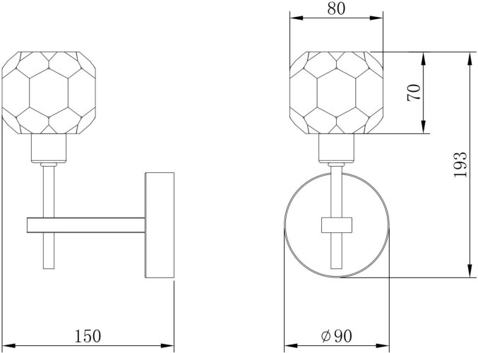Бра Freya FR5114WL-01BZ