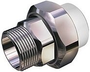 Муфта комб. разъем. PPR-НР D20х1/2&quot; MeerPlast