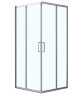 Душевое ограждение Azario SEATTLE 90х90х195 хром, 6мм прозрачное стекло