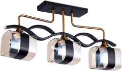 Потолочная люстра Reluce 72106-0.3-03 BK+GAB