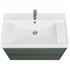 Тумба под раковину Roca Ona 800 подвесная, 2 ящика, зеленый матовый (A857630513)