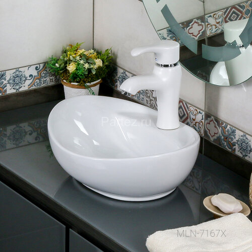 Накладная раковина melana mln-7167x