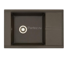Кухонная мойка AQUATON Делия 78, кофе (1A715132DE280)