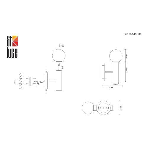 Бра ST Luce SL1210.401.01