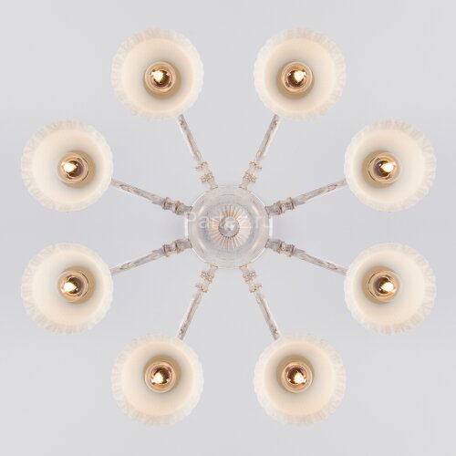 Потолочная люстра Eurosvet 60107/8 белый с золотом