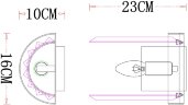Бра Arte Lamp A1003AP-1CC