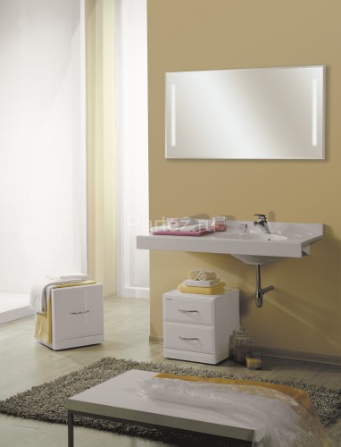 Раковина -столешница AQUATON Отель 119х47х25 цвет Белый (1A70103NOT01R)