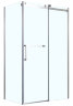 Душевое ограждение Azario VANCOUVER 900х1200х2000 R БЕЗ ПОДДОНА прозрачное стекло 8 мм, цвет профиля серебро (AZ-NKF1131-R 900)