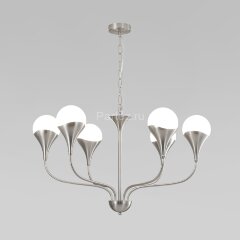 Подвесная люстра Eurosvet 60169/6 никель