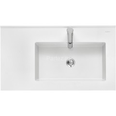 Раковина Aquaton Квадро Про 80 R, правая, белая (1A734331QA01R)