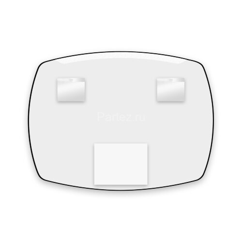 Зеркало AZARIO Mexico 800х600 с подсветкой, сенсорный выключатель с функцией диммера, алюминиевая ра