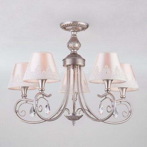 Потолочная люстра Eurosvet 60069/5 серебро