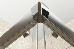 Душевая дверь Ravak раздвижная 120х190, толщина полотна 6мм универсальная, цвет профиля белый