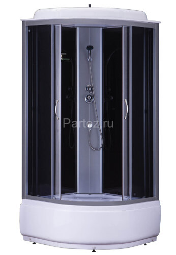 Душевая кабина Loranto CS-6610 G, 100х100х215, поддон 40 см