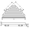 Полка для душа угловая Hansgrohe AddStoris, шлифованный черный хром (41741340)