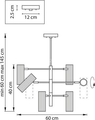Потолочная люстра Lightstar 718267
