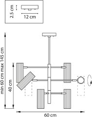 Потолочная люстра Lightstar 718267