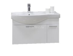 Тумба под раковину AQUATON Инди 80 подвесная, белая (1A188401ND010)