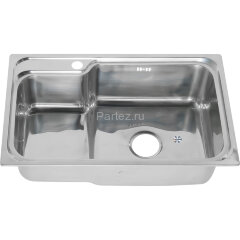 Мойка 7245 R MELANA 0,8/180 1,5-я чаша врезная прямоугольная c корзиной с сифоном (224 tb *8)