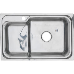 Мойка 7245 R MELANA 0,8/180 1,5-я чаша врезная прямоугольная c корзиной с сифоном (224 tb *8)