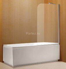 Шторка для ванны Azario Merrit 80х140 цвет профиля серебро (AZ-NF6310 800)