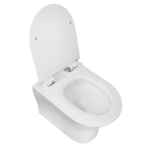 Сет LORANTO Инсталляция + унитаз Azario FRETTA ROUND подвесной, безободковый, с быстросъемным сидень