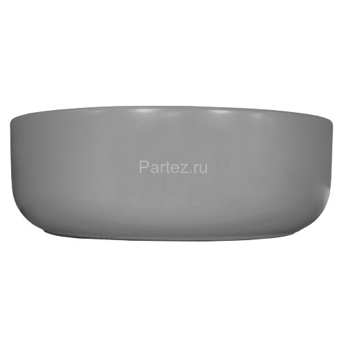 Раковина-чаша Creo Ceramique 400х400х140 накладная, круглая, керамика, серый матовый (PU4400SG)