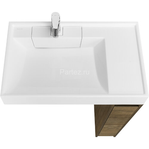 Тумба под раковину Aquaton Лондри 80 без фасада, Дуб Кантри (1A267101LHDY0)