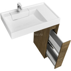 Тумба под раковину Aquaton Лондри 80 без фасада, Дуб Кантри (1A267101LHDY0)