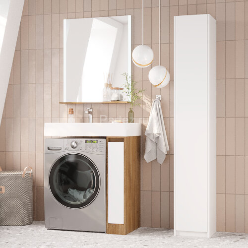 Тумба под раковину Aquaton Лондри 80 без фасада, Дуб Кантри (1A267101LHDY0)