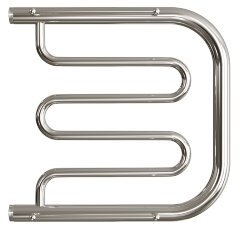 Полотенцесушитель водяной ДВИН D фокстрот 50/50 c полкой, полированный (4627086011773)