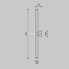 Бра Maytoni MOD106WL-L16W3K