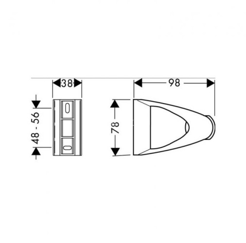 Hansgrohe 27526000 XX Держатель Porter’D
