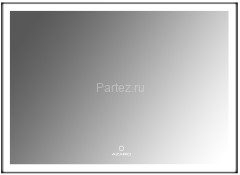 Зеркало AZARIO Fantasy 1000х700 с подсветкой, сенсорный выключатель с функцией диммера, в алюминиево