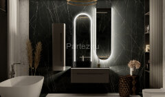 Зеркало AZARIO Арракис 480х1450 c подсветкой и диммером, бесконтактный сенсор (LED-00002500)