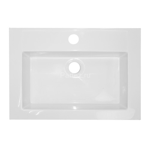 Комплект тумба Loranto Палермо 50Н 495х345х840 напольная, с раковиной Фрея 50, белый (CS00093376)