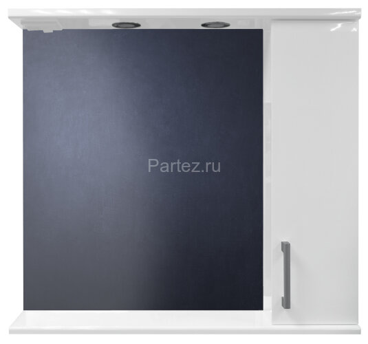 Зеркало-шкаф Loranto Модерн 80 правостороннее