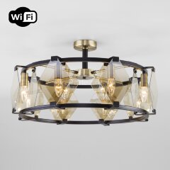 Потолочная люстра Eurosvet 60126/8 черный