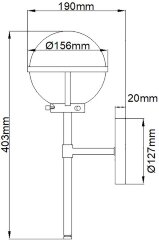Бра Hinkley HK-HOLLIS1-O-HB-BATH